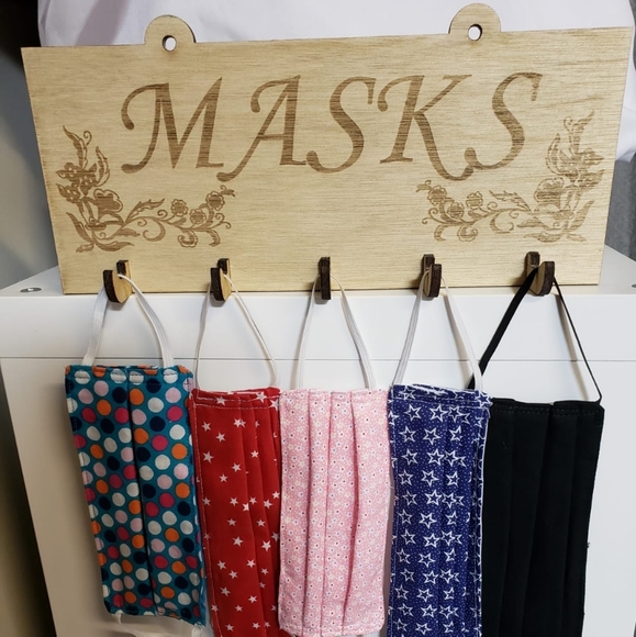 Storage & Organization 10 Handmade Face Mask Hanger Poshmark